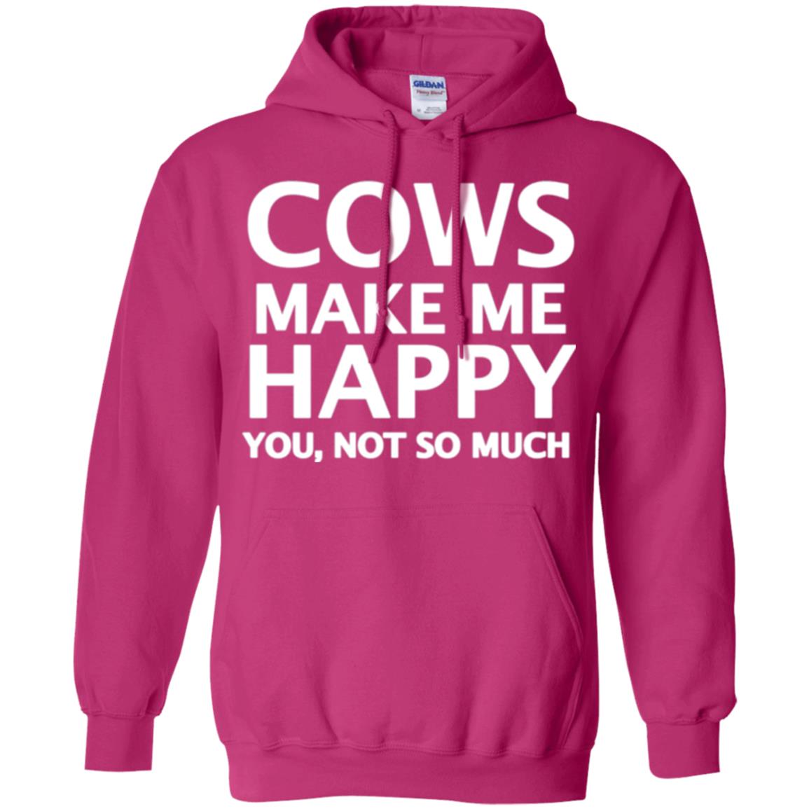 Cow Lovers T-shirt Cows Make Me Happy You Not So Much Heliconia