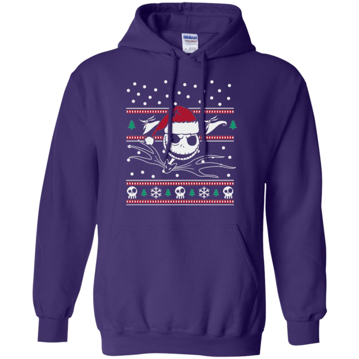 Disney Nightmare Before Christmas Holiday Christmas T-shirt Purple