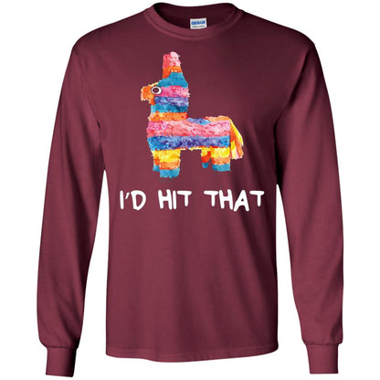 Cinco De Mayo Party Shirt Id Hit That Pinata Maroon