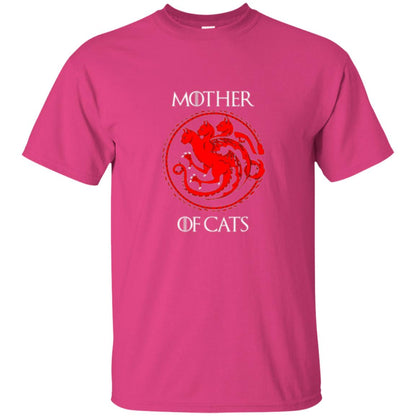 Cat Lovers T-shirt Mother Of Cat Heliconia