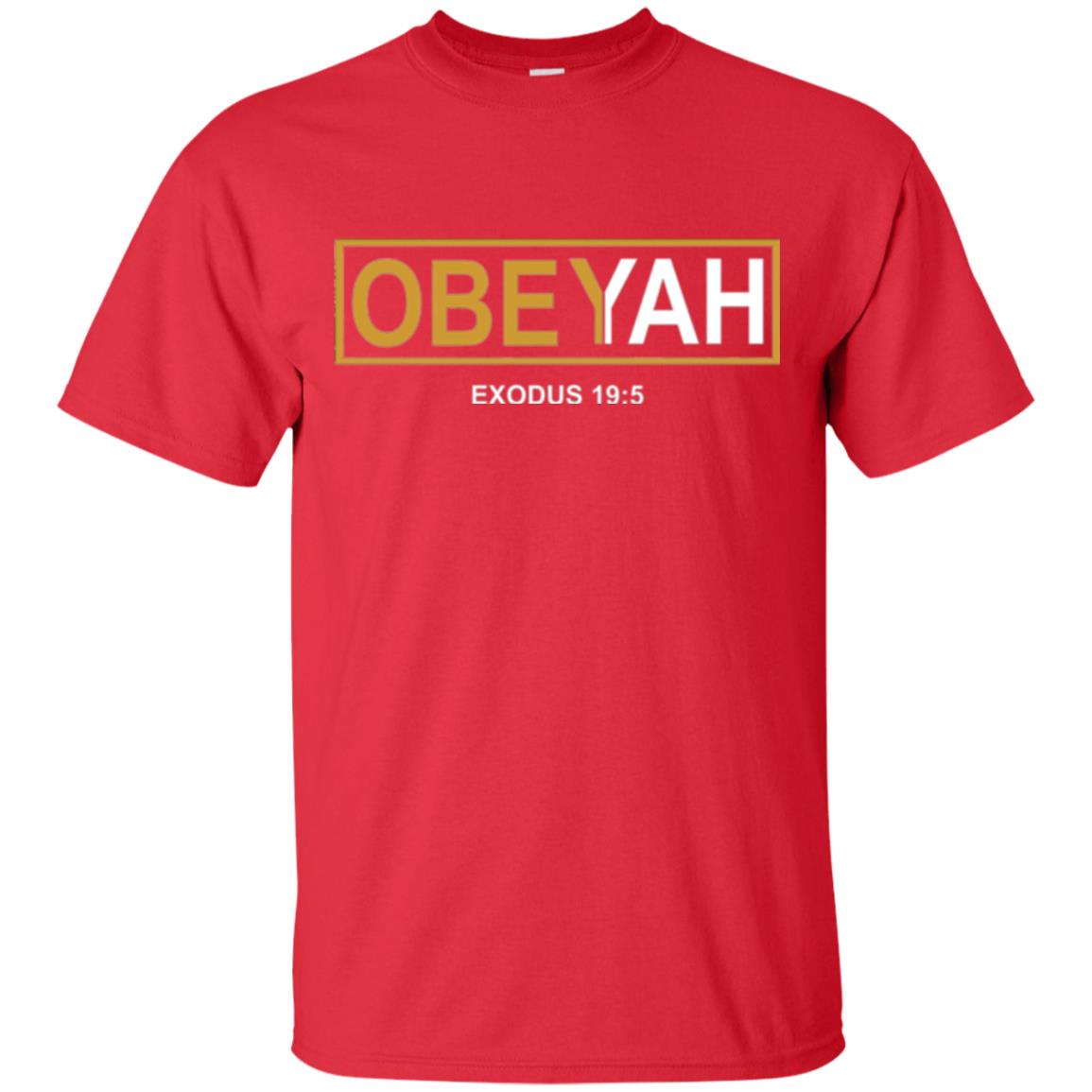 Yahweh Yahshua Yeshua Torah Hebrew Roots Movement T-shirt Red