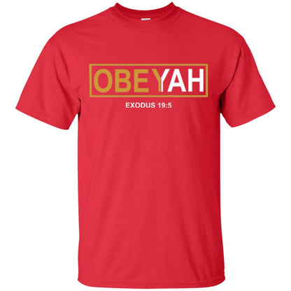 Yahweh Yahshua Yeshua Torah Hebrew Roots Movement T-shirt Red