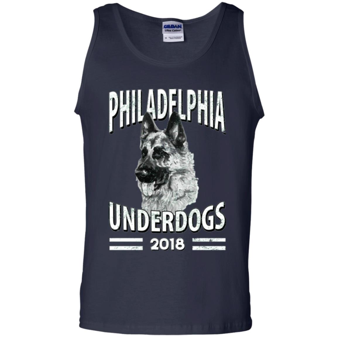 Dog Lover T-shirt Philadelphia Underdogs 2018 T-shirt Navy