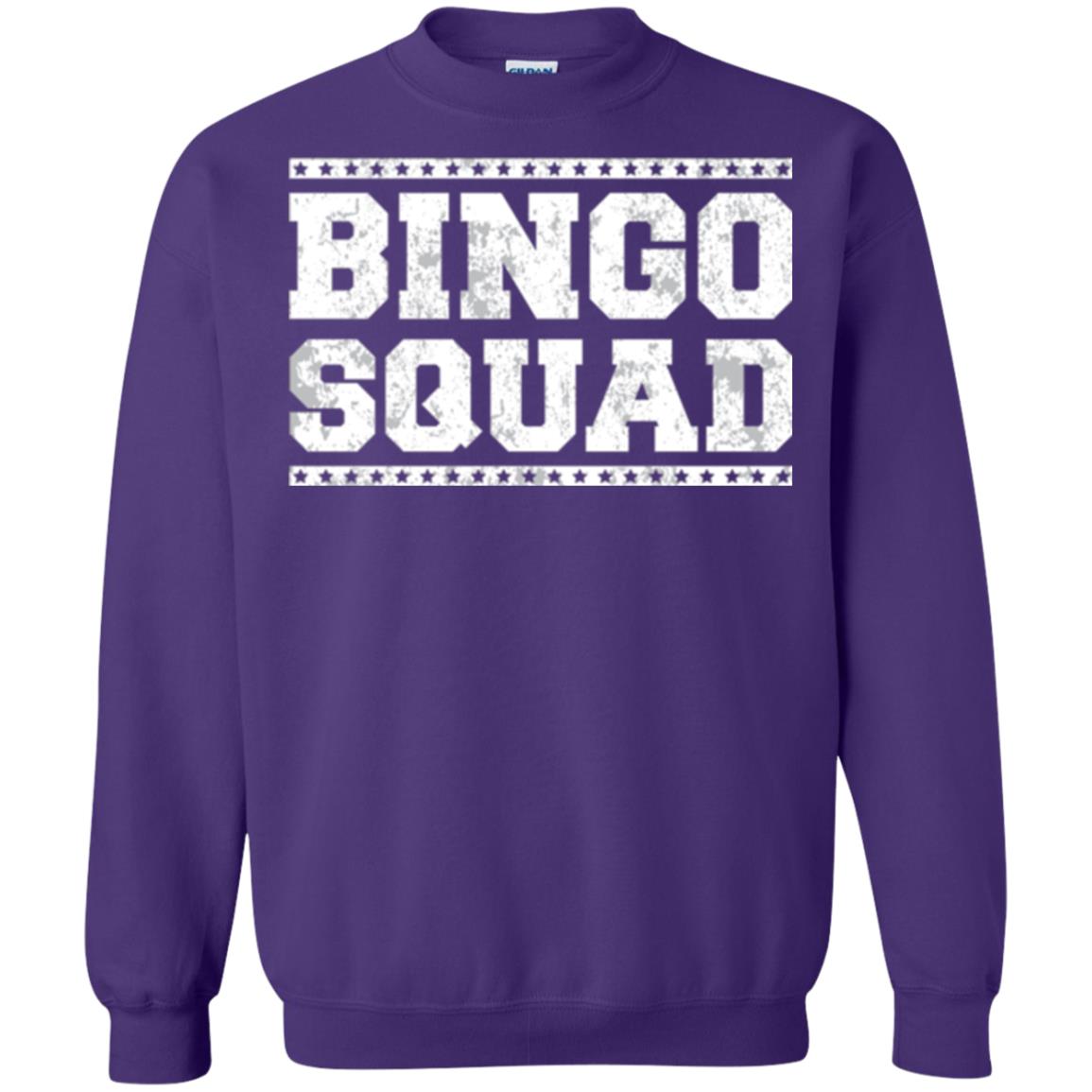 Bingo Squad Distressed Style Lucky Player T-shirt Purple
