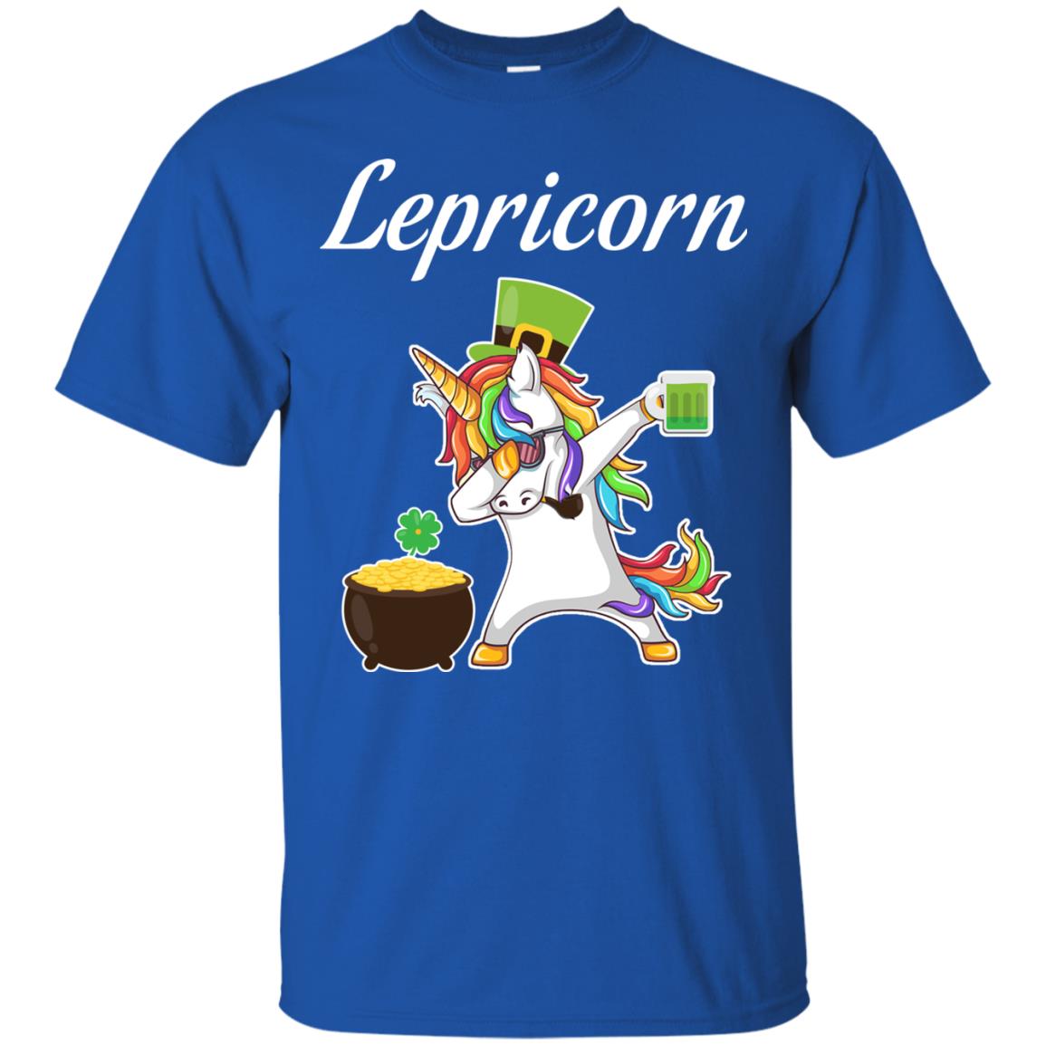 Lepricorn Saint Patrick's Day T-shirt Royal