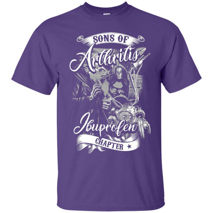 Sons Of Arthritis Ibupronfen Chapter Funny Motorcycle Shirt Purple