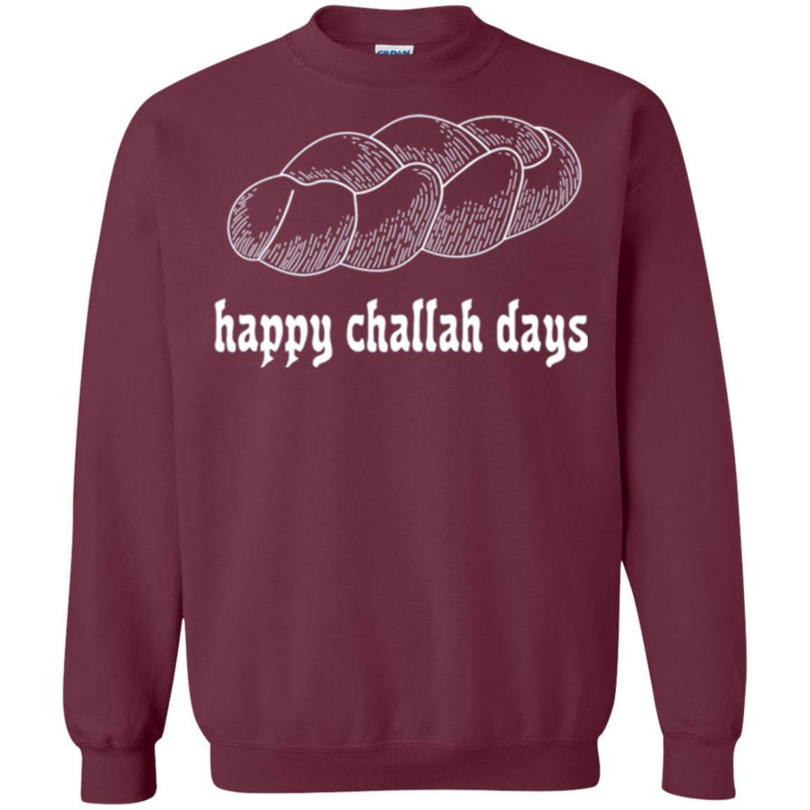 Baker T-shirt Happy Challah Days T-shirt Maroon