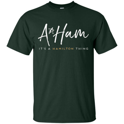 Alexander T-shirt A.ham It's A Hamilton Thing Forest Green