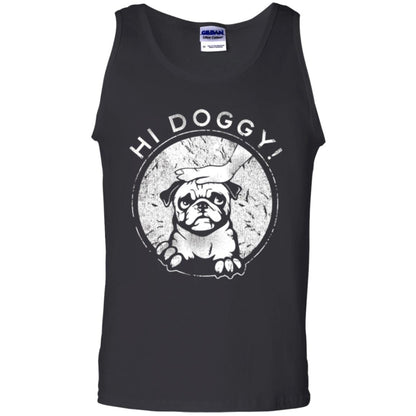 Dog Lovers T-shirt Hi Doggy Black