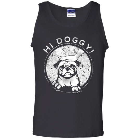 Dog Lovers T-shirt Hi Doggy Black