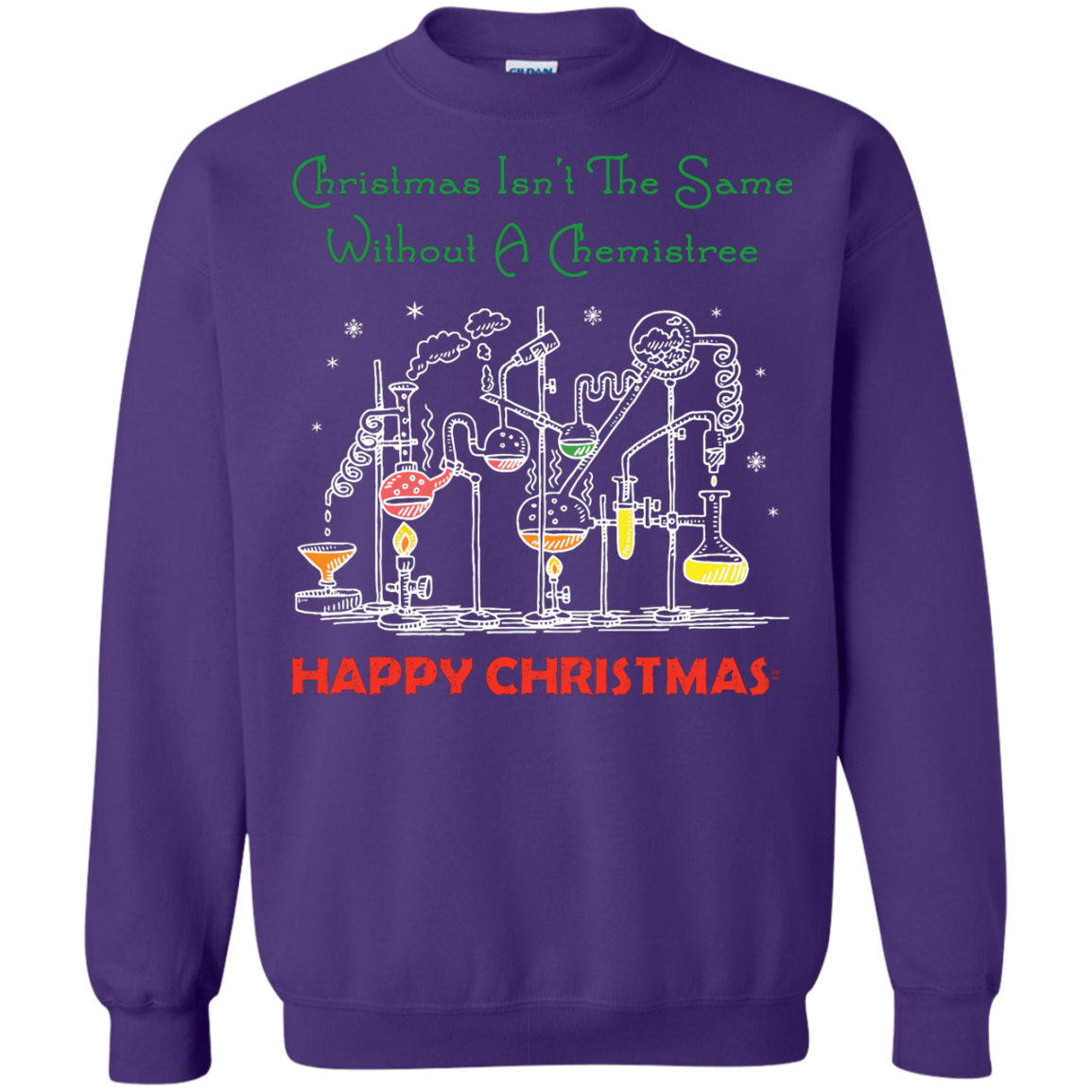 Christmas Isn't The Same Without A Chemistree Happy Christmas T-shirt Purple