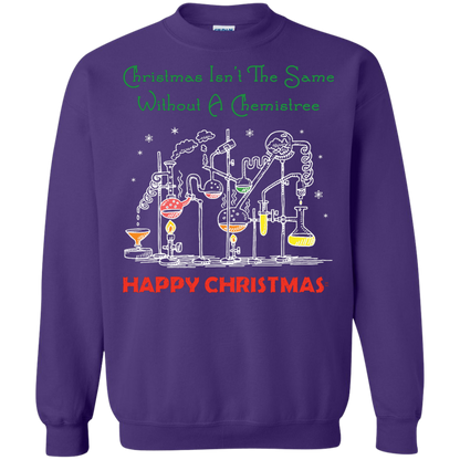 Christmas Isn't The Same Without A Chemistree Happy Christmas T-shirt Purple