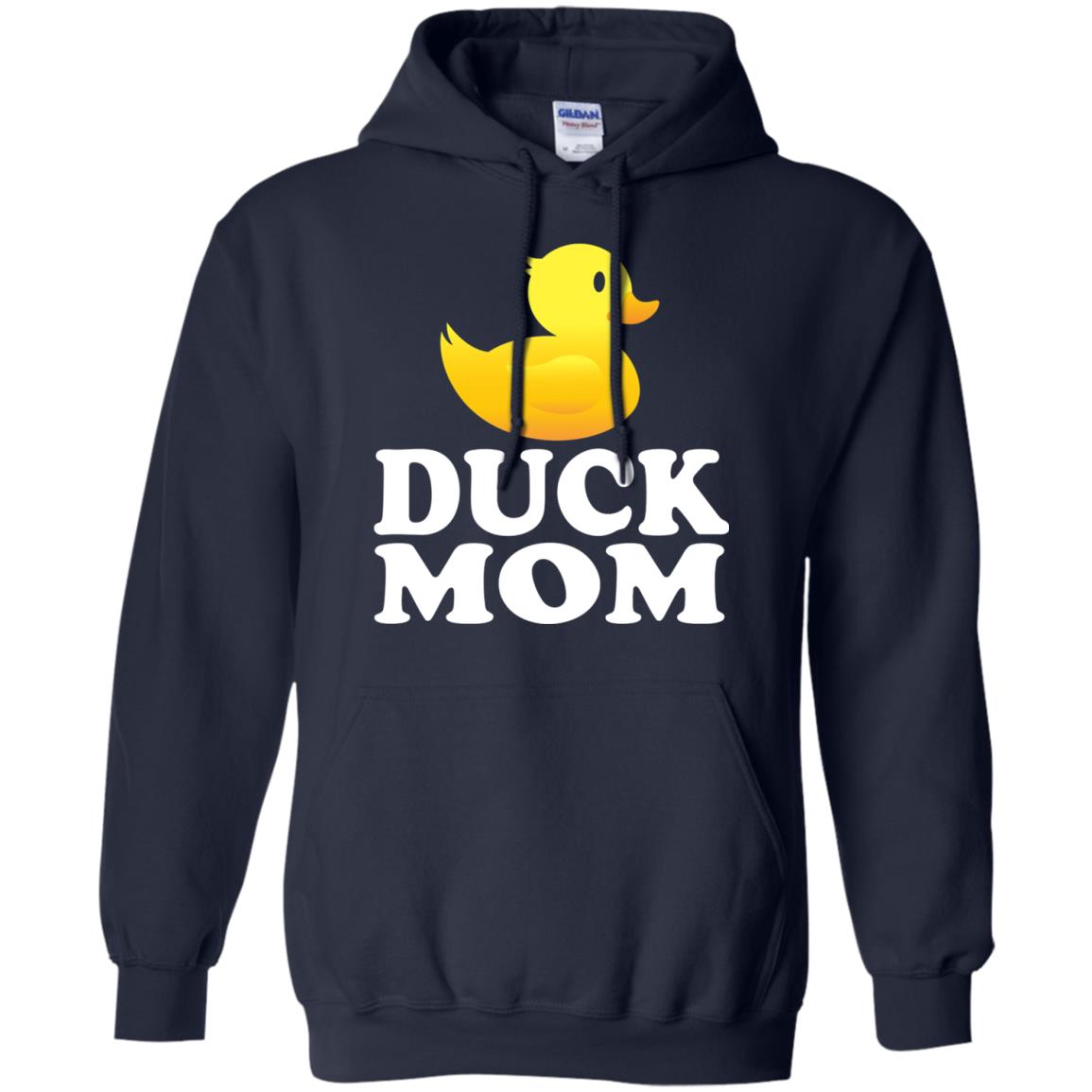 Duck Mom Funny Bird Lover T-shirt Navy