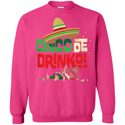 Cinco De Drinko Cinco De Mayo Drink Lover T-shirt Heliconia