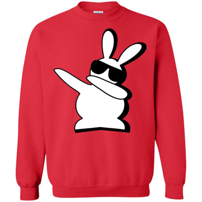 Dabbing Hip Hop Bunny Easter Dab Rabbit Dance T-shirt Red