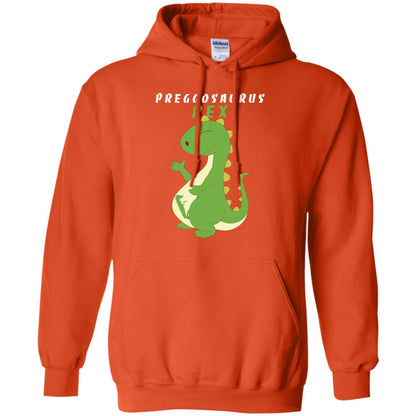 Dinosaur Pregnancy Pregosaurus Shirt Orange