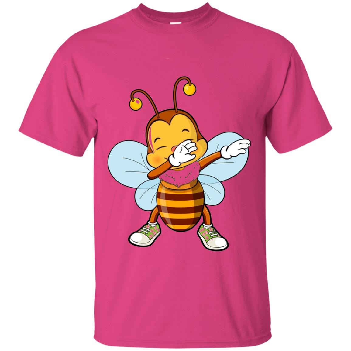 Dabbing Bee Dab Dancing Beekeeping Bee Lover T-shirt Heliconia