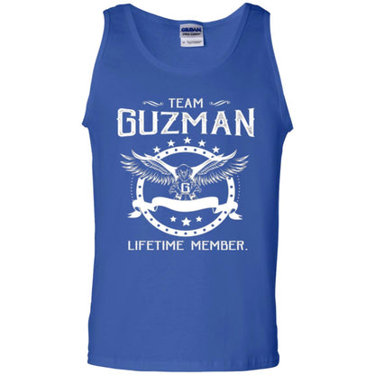 Family T-shirt Team Guzman Lifetime Member Royal