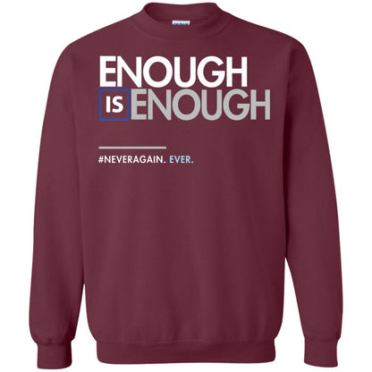 Enough Is Enough Gun Control T-shirt Maroon