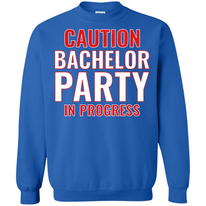 Funny Warning Caution Bachelor Party In Progress Royal