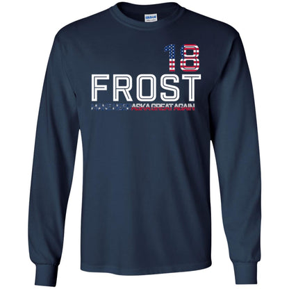 Frost 2018 T-shirt Make Nebraska Great Again Navy
