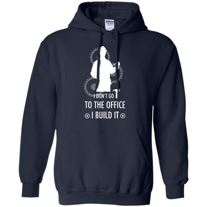 Engineer T-shirt I Don't Go To The Office I Build It Navy