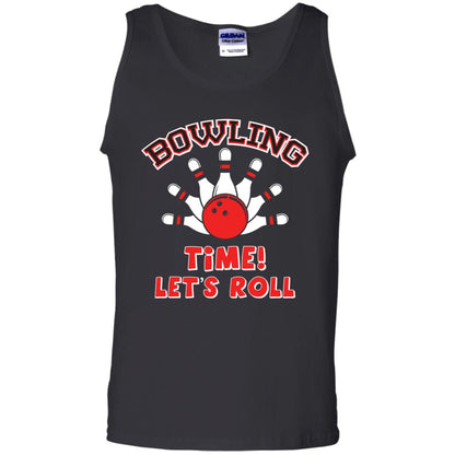Bowling Lover T-shirt Time Let’s Roll Black