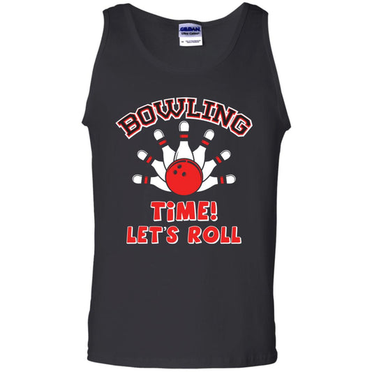 Bowling Lover T-shirt Time Let’s Roll Black
