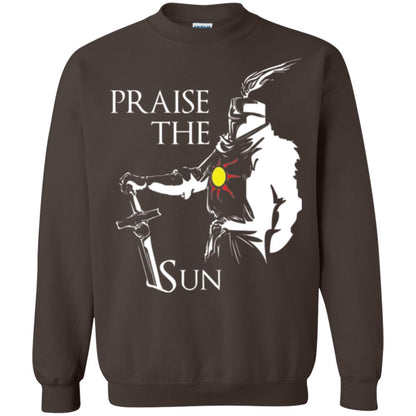 Gamer T-shirt Praise The Sun Knight T-shirt Dark Chocolate