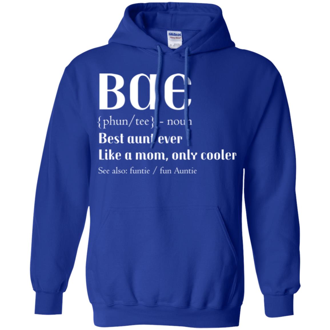 Bae Best Aunt Ever Shirt Royal