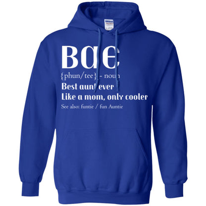 Bae Best Aunt Ever Shirt Royal