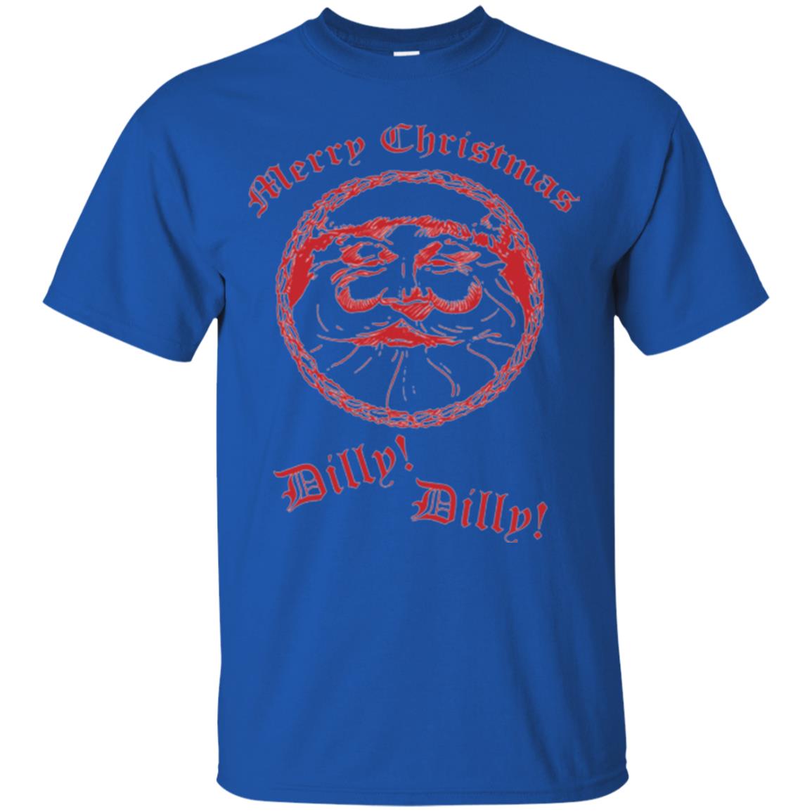 Christmas T-shirt Santa Merry Christmas Dilly Dilly Royal