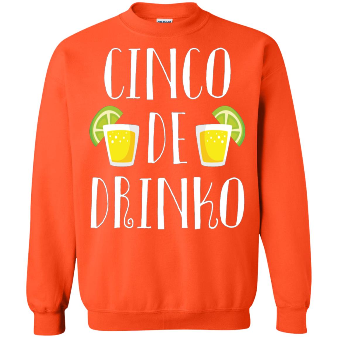 Cinco De Mayo Drinko Drink Lover Shirt Orange