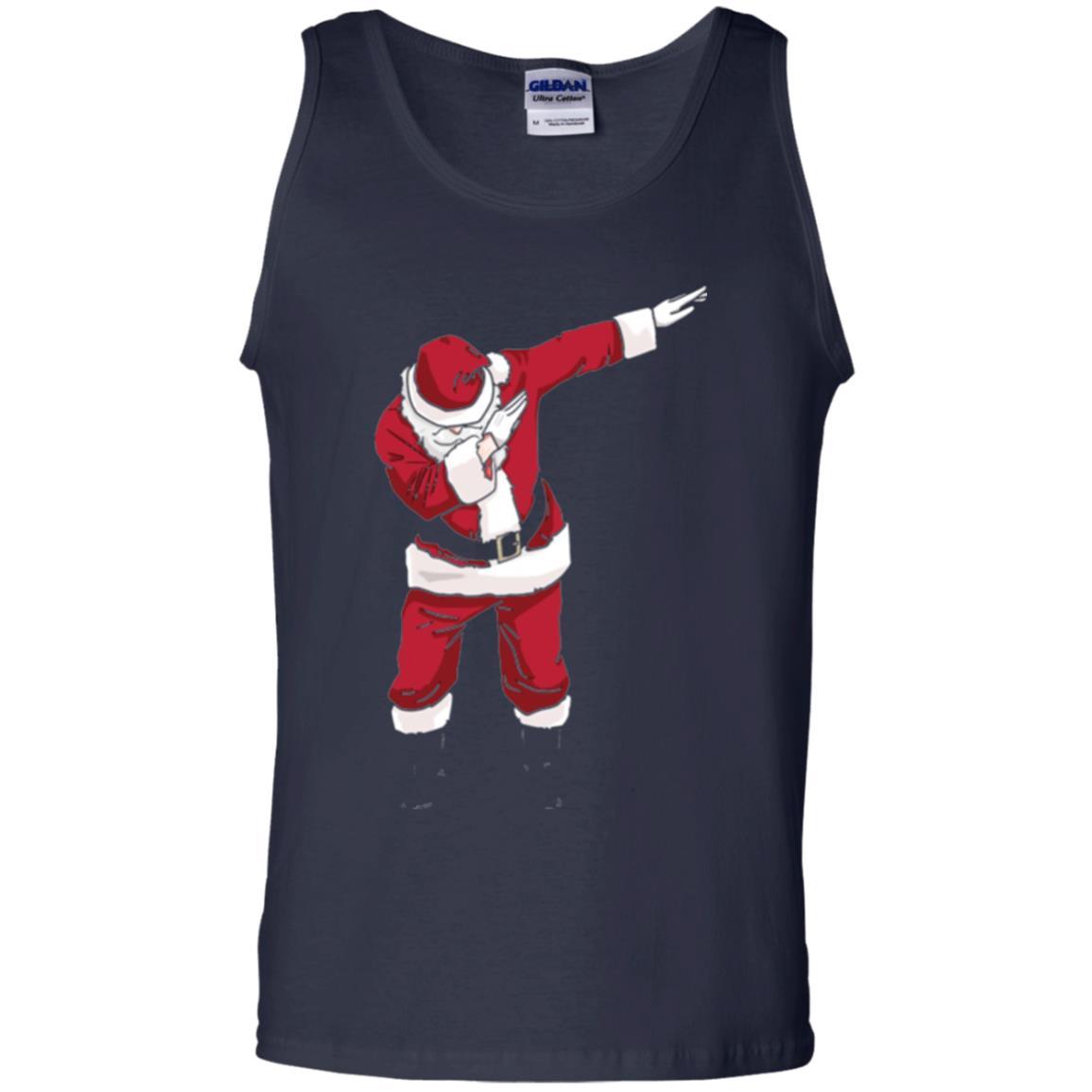 Christmas T-shirt Dabbing Santa Navy