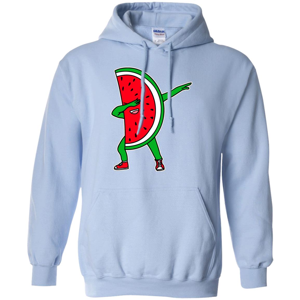 Dabbing Watermelon Shirt Light Blue