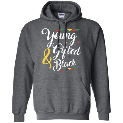 African American T-shirt Young Gifted And Black Dark Heather