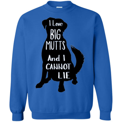 Dog Lovers T-shirt I Love Big Mutts And I Don_t Lie Royal