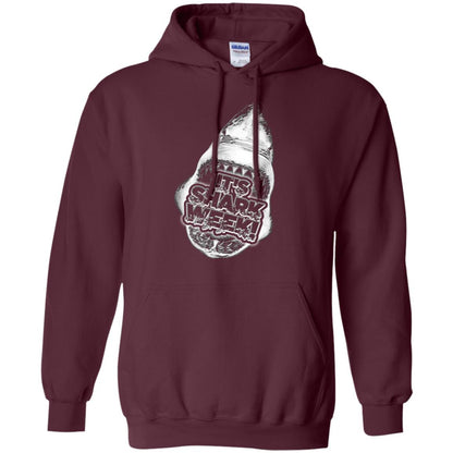 Every Day Of Shark Week T-shirt 2018 Maroon