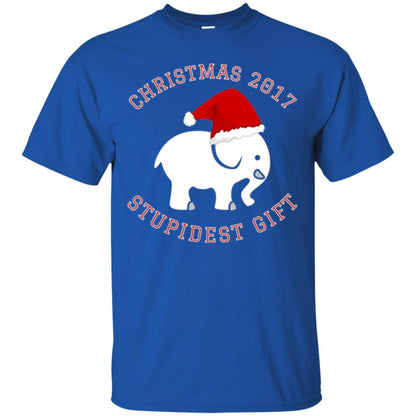 Elephant T-shirt Christmas 2017 T-shirt Royal