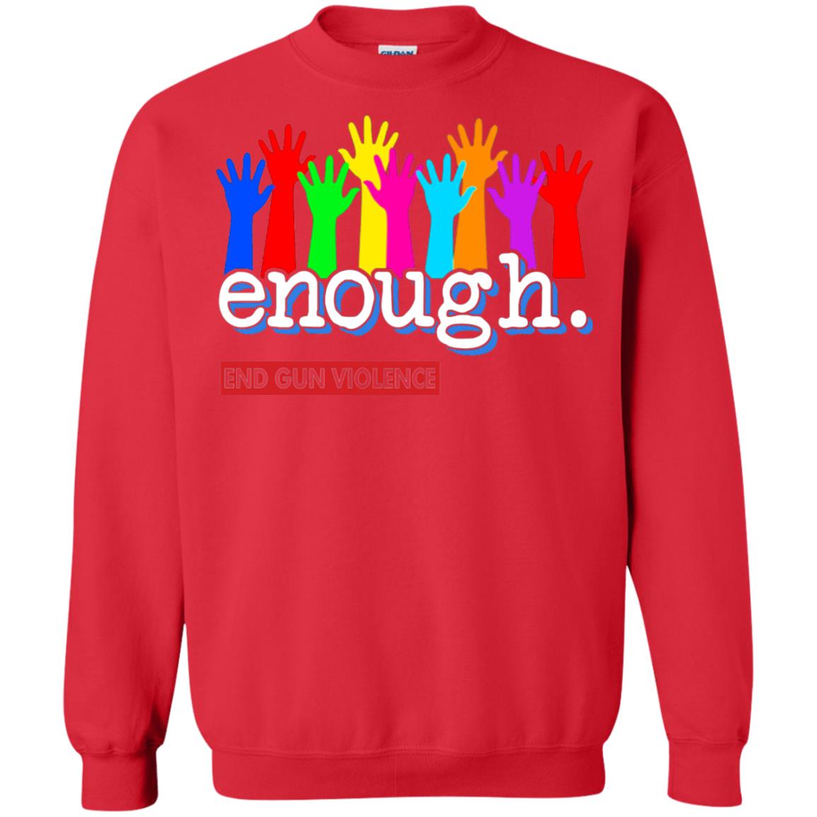 End Gun Violence Enough Gun Control T-shirt Red