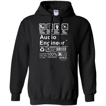 Audio Engineer Shirt Multi Tasking Problem Solving Black