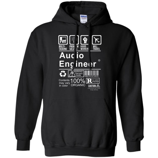 Audio Engineer Shirt Multi Tasking Problem Solving Black