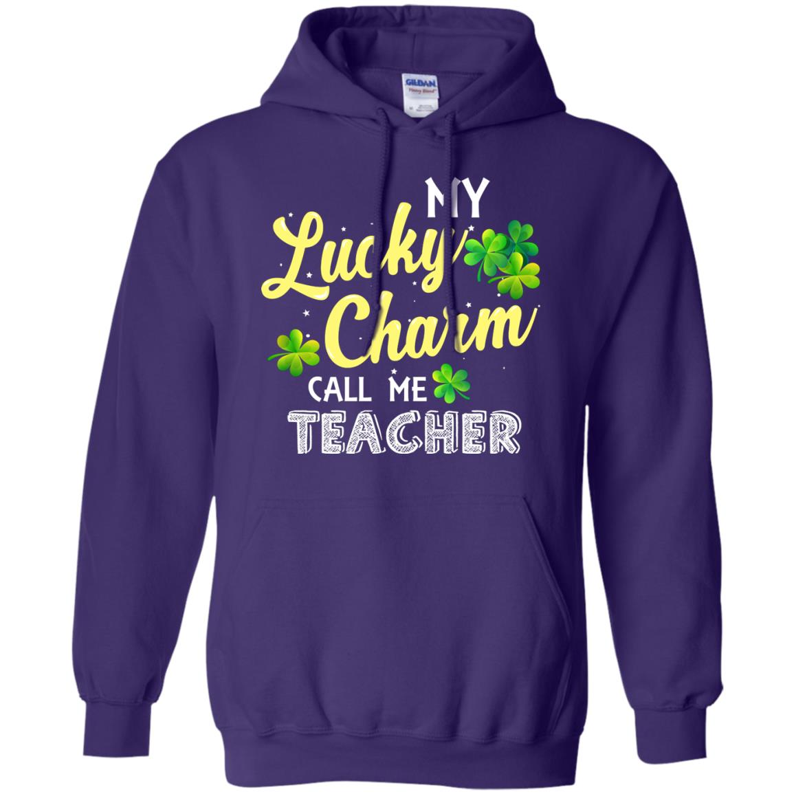 My Lucky Charms Call Me Teacher Saint Patrick_s Day Gift Shirt For Teacher Purple