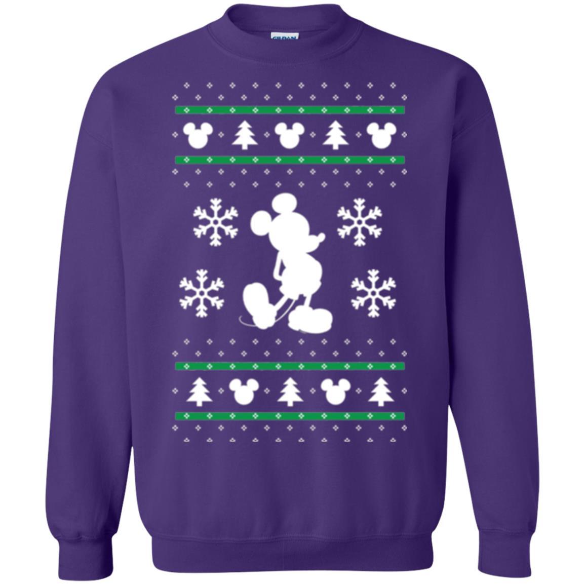 Christmas T-shirt Mickey Mouse Purple
