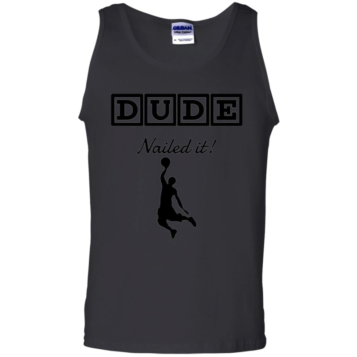 Basketball Lovers T-shirt Dude Nailed It Black