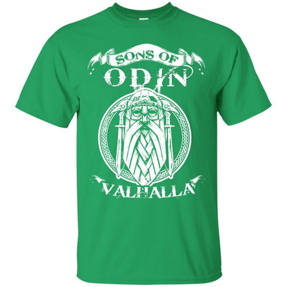 Sons Of Odin Valhalla Viking T-shirt Irish Green