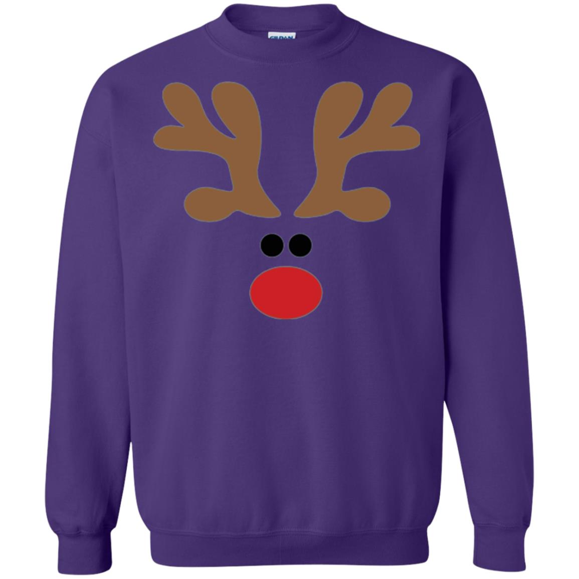 Christmas T-shirt Reindeer Purple