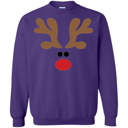 Christmas T-shirt Reindeer Purple