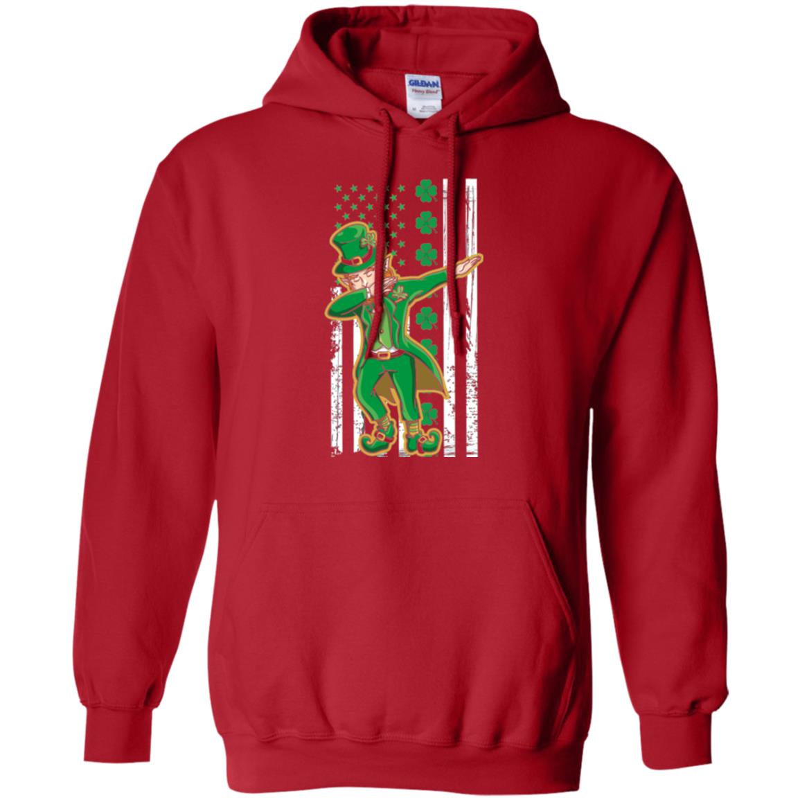 Dabbing Leprechaun St. Patrick's Day T-shirt Red