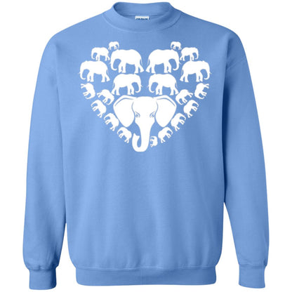 Elephant Lovers T-shirt Special Elephant Heart Carolina Blue